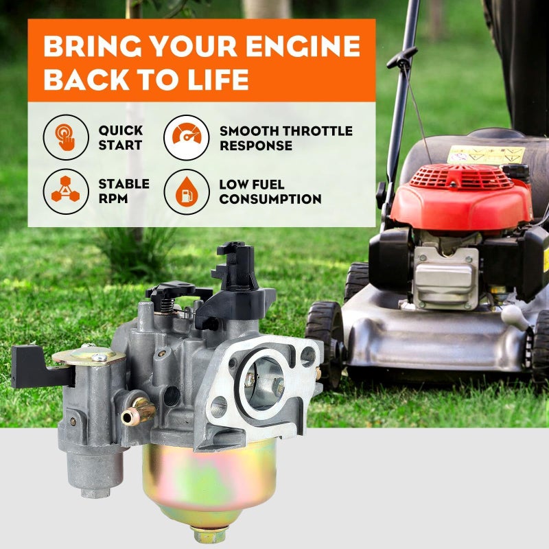 HIPA HR215 GXV160 Carburetor for Honda HR214 HRC216 HRM215 HRC 216 HRA214 HR194 HRB215 Lawn Mower GXV140 GXV 160 Motor Engine Replace 16100-ZE6-W01 16100-ZE7-W21 - Image 3